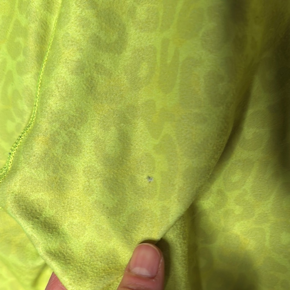 WITH Wear It To Heart• Neon Yellow Lime Green Leopard Cheetah Leggings • XS - Picture 9 of 9